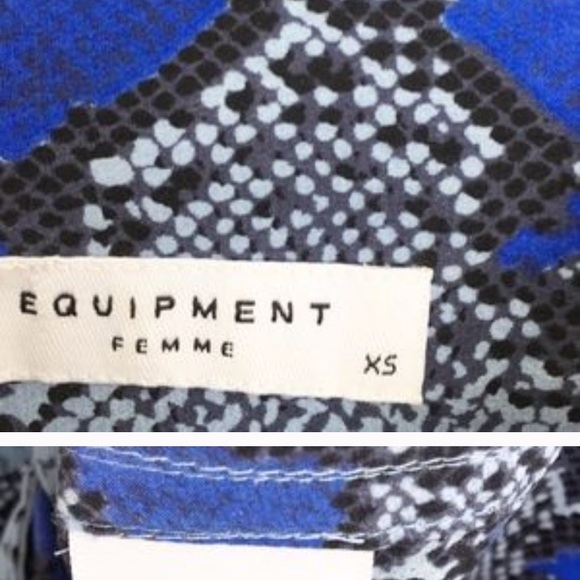 Equipment Silk Snake Skin Top - Picture 3 of 3